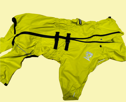 Bark&Rain Dog Rain jacket in yellow color
